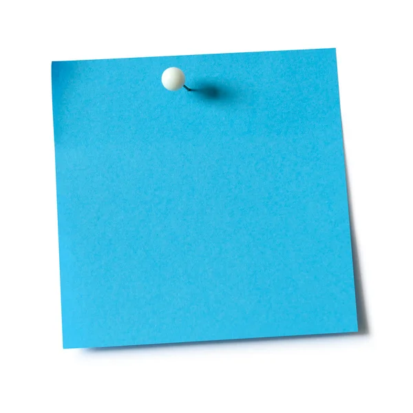 Note pad and push pin — Stock Photo, Image