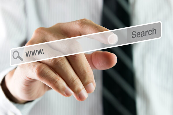 Поиск вручную на виртуальном экране
