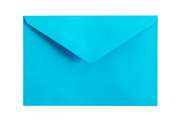 Envelope azul — Fotografia de Stock