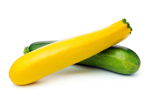 Grüne und gelbe Zucchini — Stockfoto