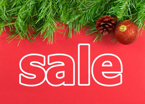 De verkoop van de vakantie van Kerstmis — Stockfoto
