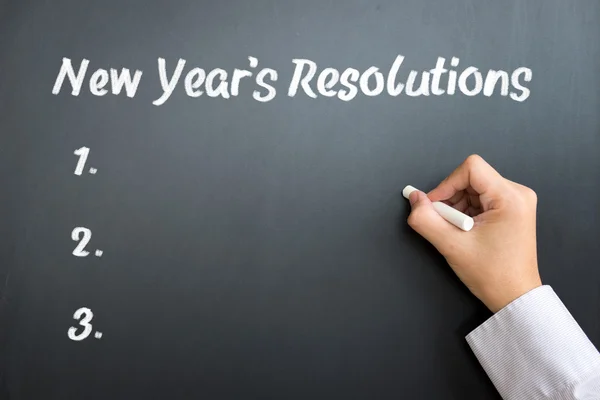 Резолюції Новий рік — стокове фото