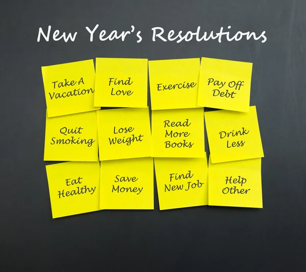 Rezoluții de Anul Nou — Fotografie, imagine de stoc