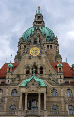 New City Hall Hannover, Almanya.