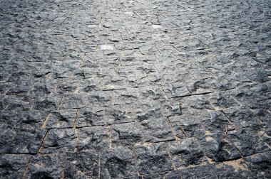 Modern taş döşeme. 