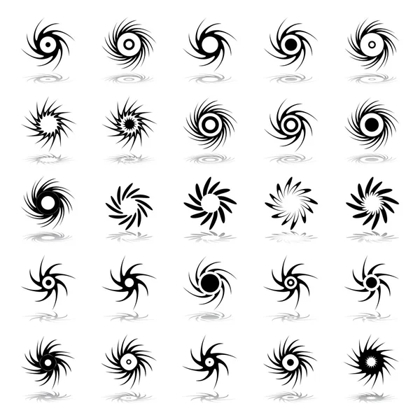 Rotation design elements. — Stock Vector