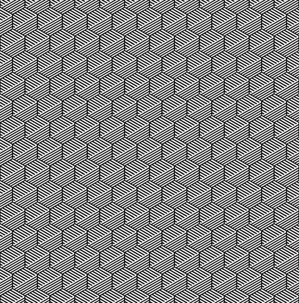 Seamless hexagons pattern. — Stock Vector