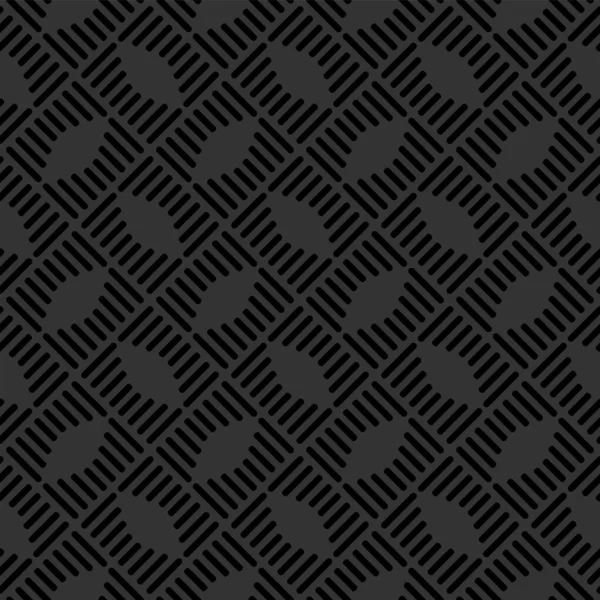 Kusursuz Geometrik Siyah Gri Deseni Dokuyu Kontrol Etti Vektör Sanatı — Stok Vektör