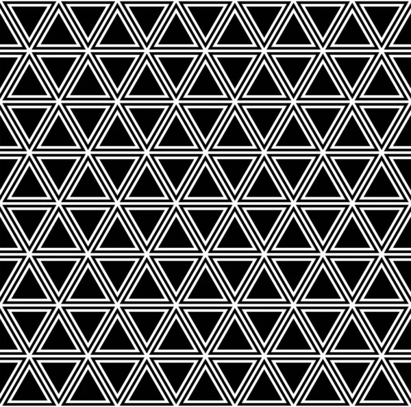 Hexagones Géométriques Sans Couture Abstraits Motif Triangles Art Vectoriel — Image vectorielle