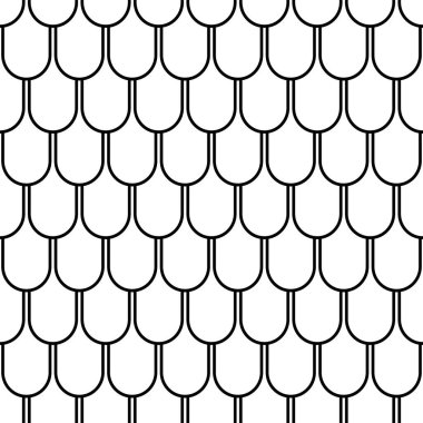 Soyut dikişsiz döşeme kalıbı. Geometrik doku. Vektör sanatı.