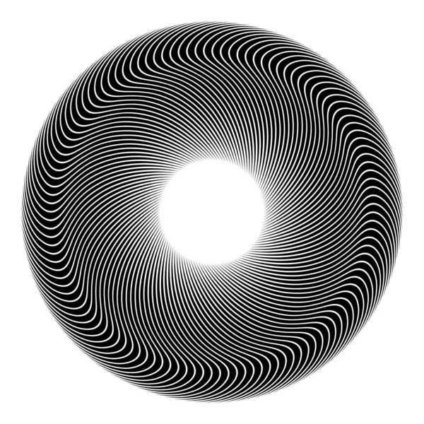Abstract Geometric Circle Design Element Vector Art — Stock Vector