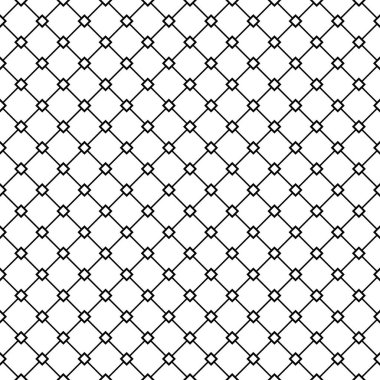 Soyut, dikişsiz geometrik ızgara deseni. Vektör sanatı.
