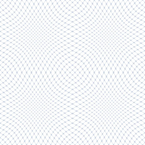 抽象的なシームレスな幾何学的なネットブルーパターン 3次元錯視 ベクトルアート — ストックベクタ