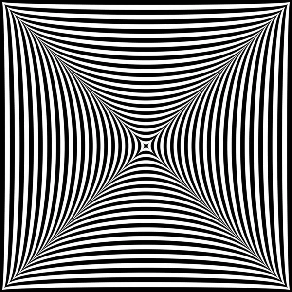 抽象的なオペアンプの設計における3D錯視 縞模様の線の質感 ベクトルアート — ストックベクタ