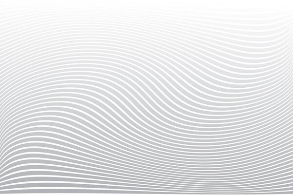 Абстрактная текстура восковых линий. Белый полосатый фон. Векторное искусство.