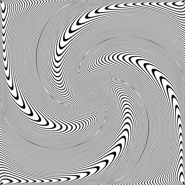 Whirl Rotatie Beweging Illusie Abstracte Art Design Vectorkunst — Stockvector
