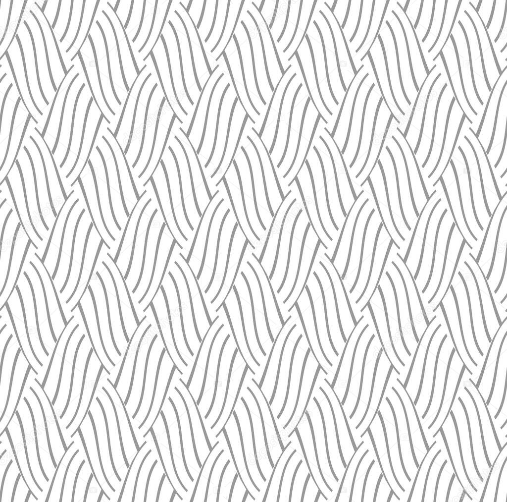 Abstract seamless pattern. Lines texture. Vector art.