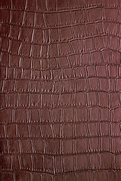 Kahverengi Deri Desenli Çikolata Renginde Soyut Arkaplan — Stok fotoğraf