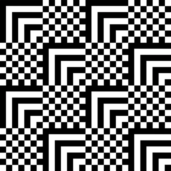 抽象的なシームレスな幾何学的チェックパターン ベクトルアート — ストックベクタ