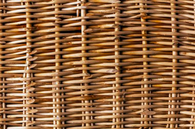 Hasır sepet deseni ve dokusu.