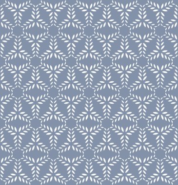 Soyut, dikişsiz geometrik elmaslar ve altıgenli çiçek desenleri. Vektör sanatı.