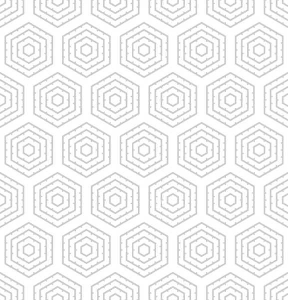 Abstract Seamless Geometric Hexagons Pattern Texture Vector Art — Stock Vector