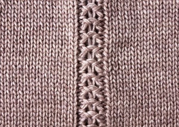 Merino Vlna Ručně Pletené Textilie Textury — Stock fotografie