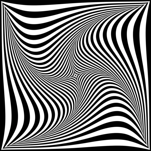 Whirl Vortex Vride Bevægelse Illusion Abstrakt Kunst Design Vektorillustration – Stock-vektor