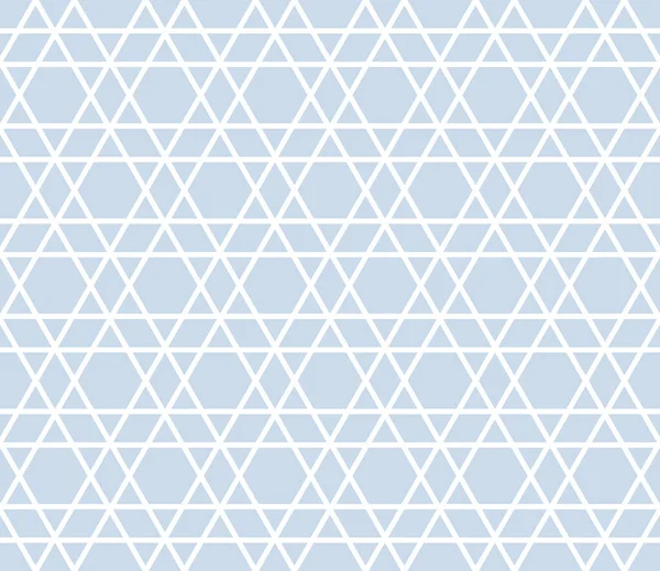 Abstrato Hexágonos Geométricos Sem Costura Diamantes Triângulos Padrão Azul Textura — Vetor de Stock