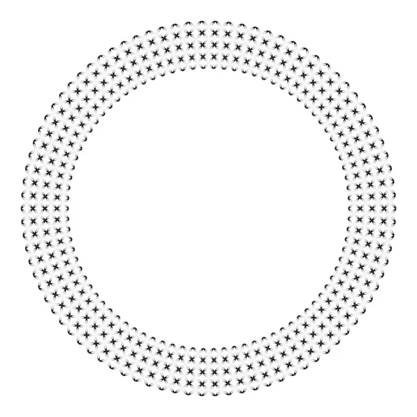Абстрактный Элемент Оформления Декоративного Круга Круглых Рам Векторное Искусство — стоковый вектор