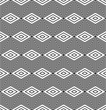 Üç boyutlu illüzyon efektli kusursuz operasyon sanatı. Vektör illüstrasyonu.