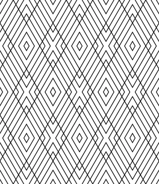 Abstracte Naadloze Geometrische Diamanten Rooster Rooster Patroon Textuur Vectorkunst — Stockvector