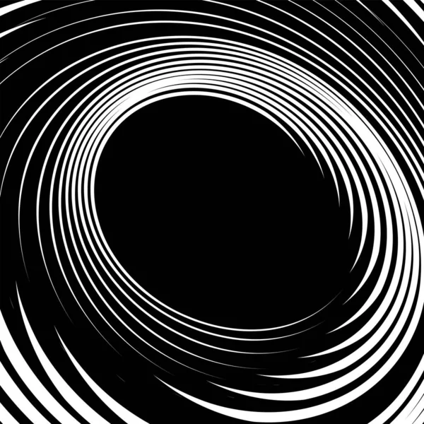 Fondo Blanco Negro Texturizado Abstracto Con Movimiento Torbellino Vórtice Arte — Archivo Imágenes Vectoriales