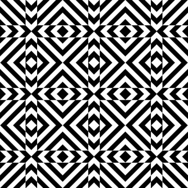 Soyut, dikişsiz geometrik, operasyon sanat modelini ve dokusunu kontrol etti. Vektör illüstrasyonu.