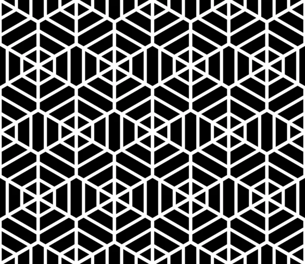 Zeshoeken textuur. Naadloze geometrische patroon. — Stockvector