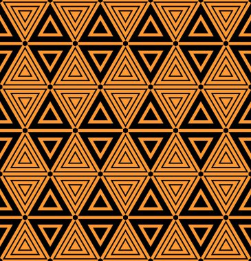 kesintisiz geometrik üçgenler ve elmas desen. 