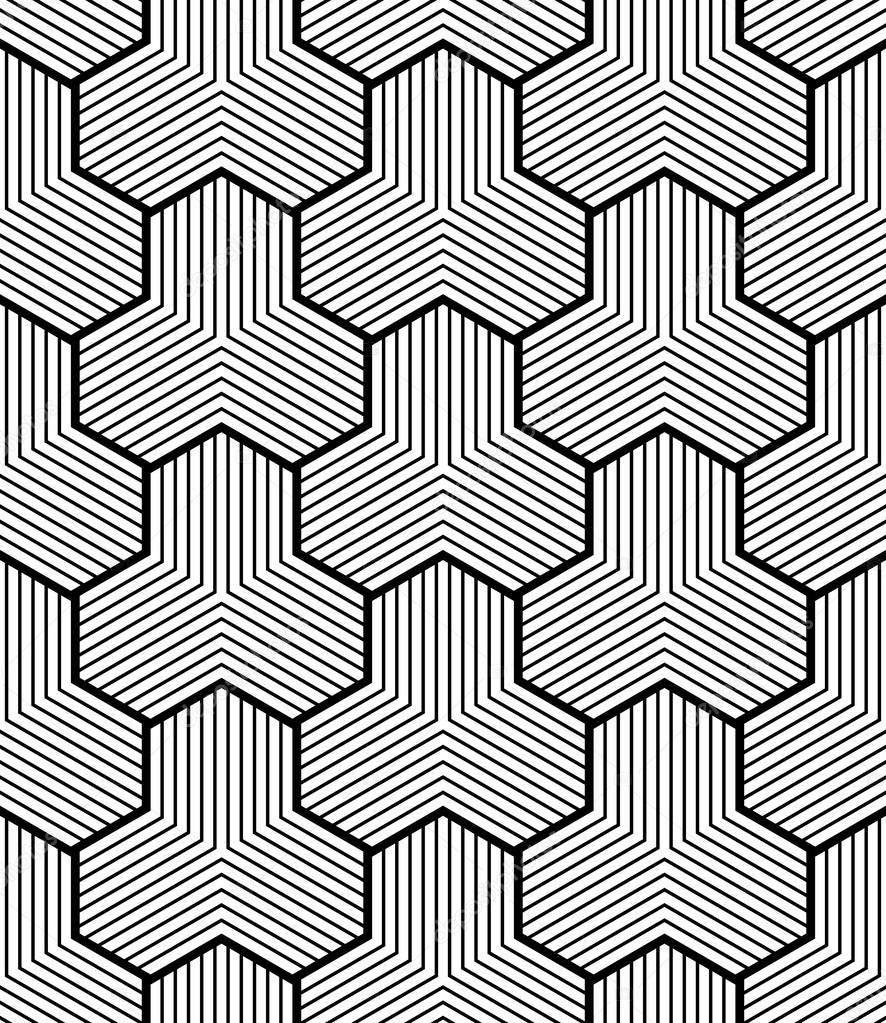 Seamless geometric pattern. 