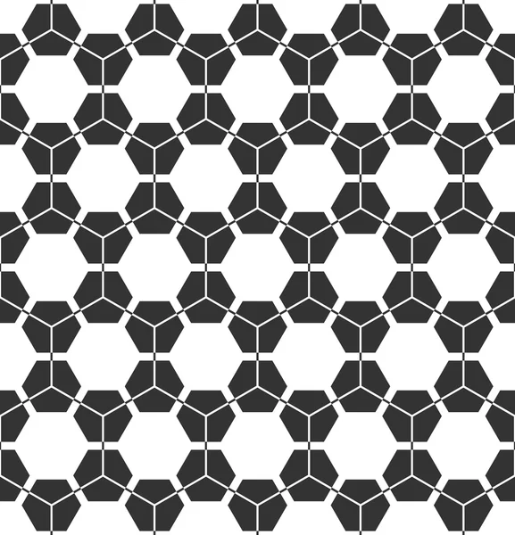 Patrón hexágono. Textura geométrica sin costuras . — Vector de stock