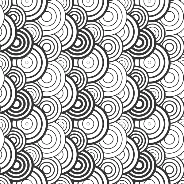 Seamless circles texture. — Stock Vector