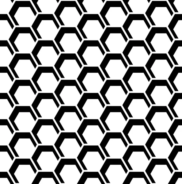 Patrón de panal. Textura hexagones sin costura . — Vector de stock