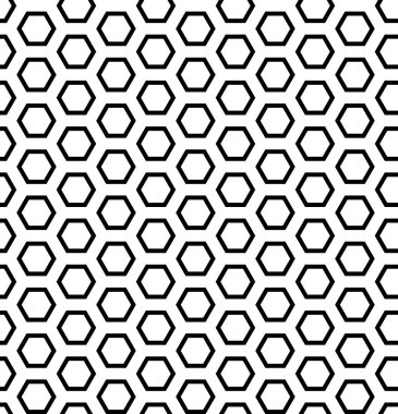 Dikişsiz altıgenler doku. 