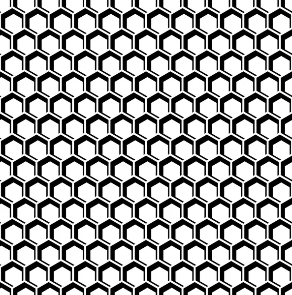 Textura hexagonal sin costuras. Patrón de panal . — Vector de stock