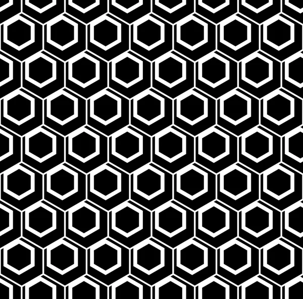シームレスな六角形パターン. — ストックベクタ