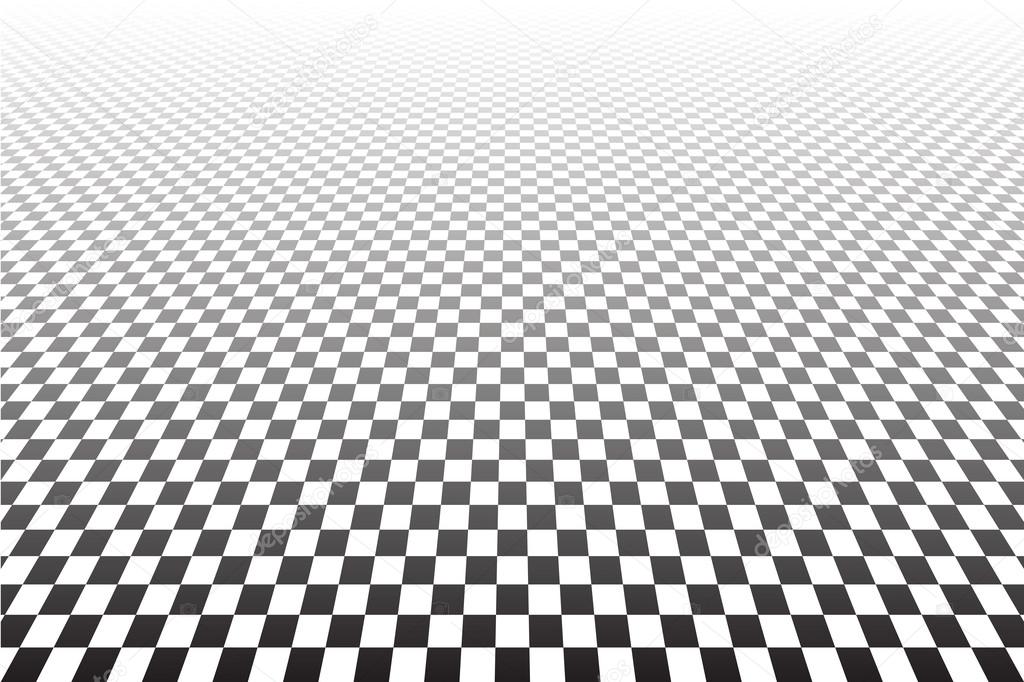Geometric checked background.
