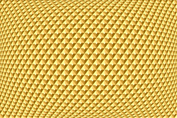 Padrão geométrico dourado. Fundo texturizado abstrato . — Vetor de Stock
