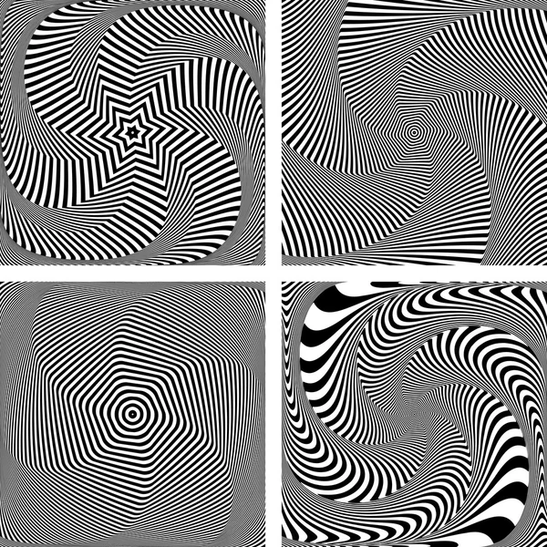 Illusion du mouvement de torsion . — Image vectorielle