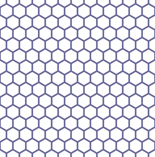 Naadloze zeshoeken textuur. Honingraat patroon. — Stockvector