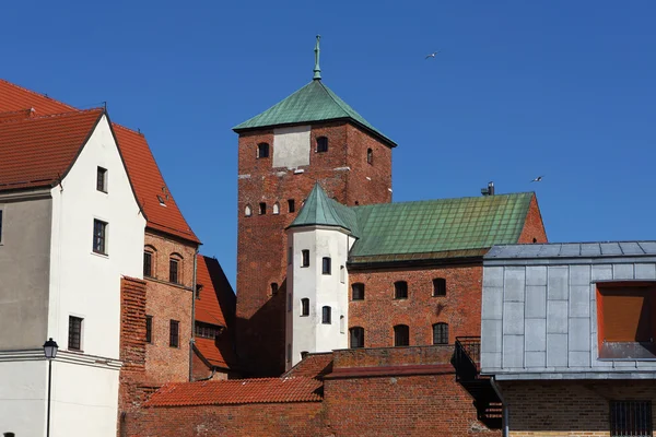 Mittelalterliche Burg in Darlowo, Polen. — Stockfoto