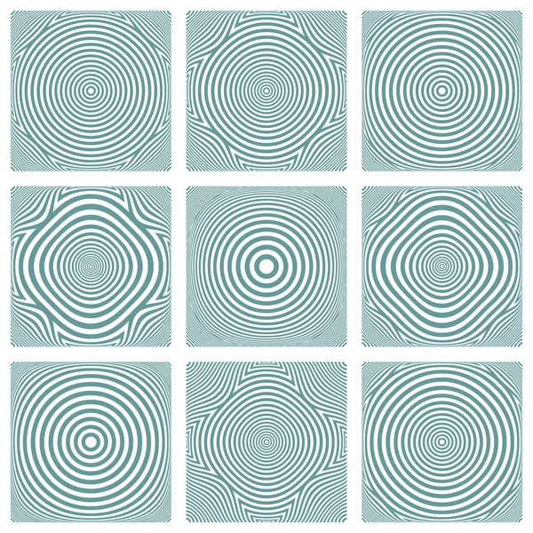 Patterns with circles texture. — Stock Vector