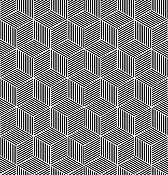 Senza soluzione di continuità op art pattern. Struttura geometrica . — Vettoriale Stock